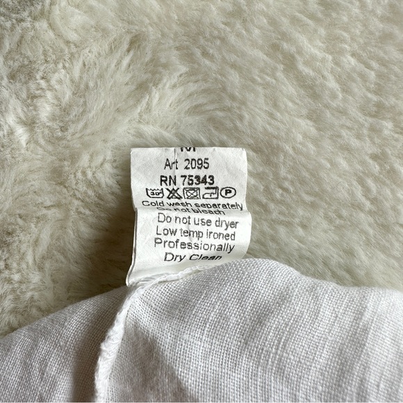 Terzo Millennio NWT Linen White Italy Sleeveless Midi Dress M - Picture 9 of 11